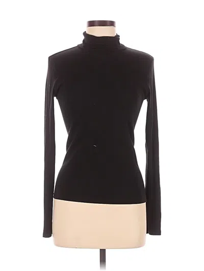 Pre-owned Everlane Long Sleeve Turtleneck In Black