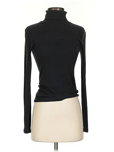 Pre-owned Everlane Long Sleeve Turtleneck In Black