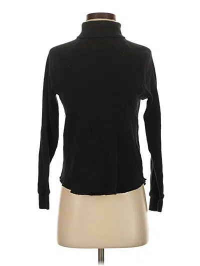 Pre-owned Everlane Long Sleeve Turtleneck In Black