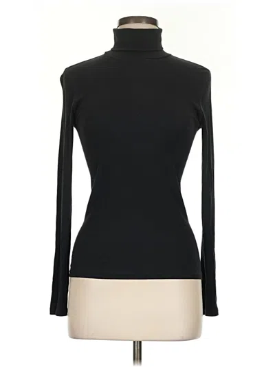 Pre-owned Everlane Long Sleeve Turtleneck In Black