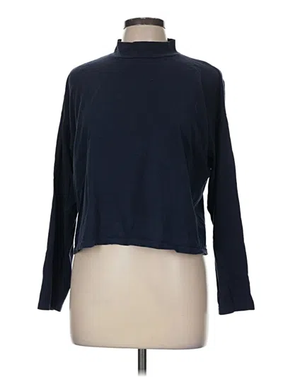 Pre-owned Everlane Long Sleeve Turtleneck In Blue
