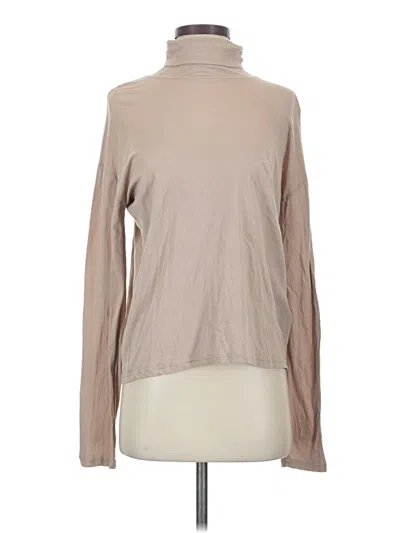 Pre-owned Everlane Long Sleeve Turtleneck In Brown