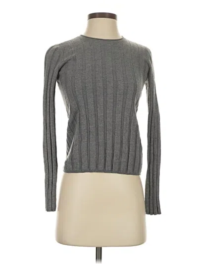 Pre-owned Everlane Long Sleeve Turtleneck In Gray