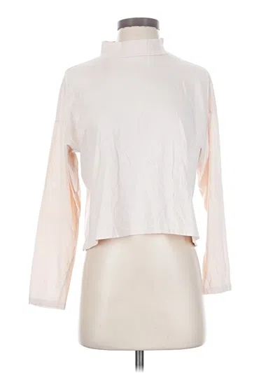 Pre-owned Everlane Long Sleeve Turtleneck In Ivory