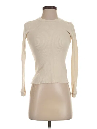 Pre-owned Everlane Long Sleeve Turtleneck In Ivory