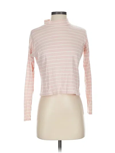 Pre-owned Everlane Long Sleeve Turtleneck In Pink