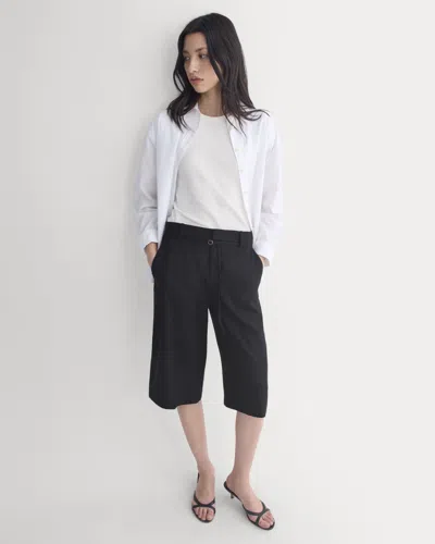 Everlane Long Tailored Short In Black