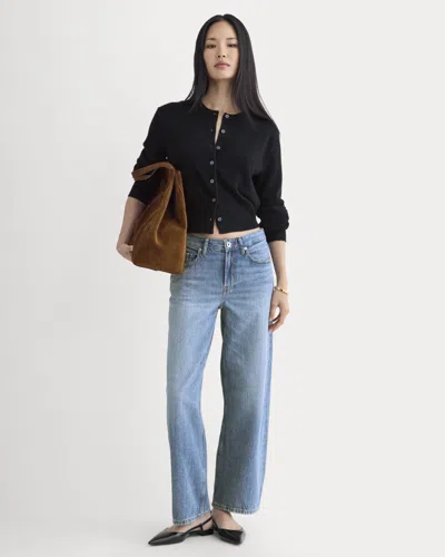 Everlane Loose Curve Jean In Tungsten Bright In Blue