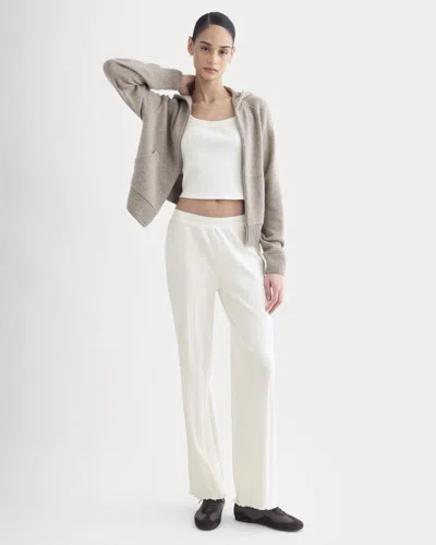 Everlane Lounge Rib Pant In Bone In Brown