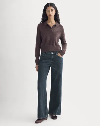 Everlane Low-key Jean In Dark Indigo In Purple