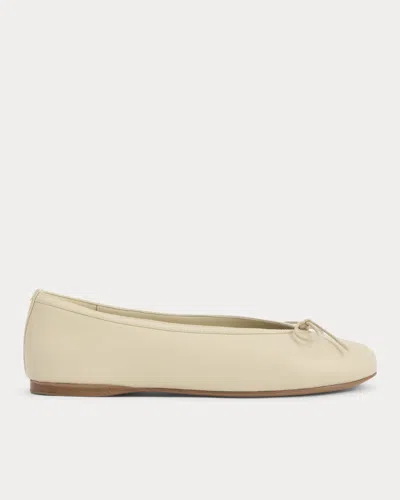 Everlane Made In Italy Ballet Flat In Crema In Brown