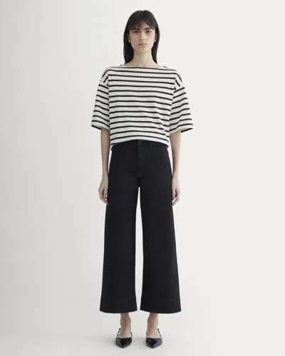 Everlane Mariner Cropped Jean In Black