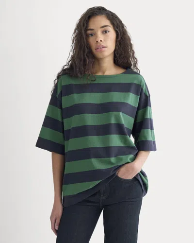 Everlane Mariner Tshirt In Navy/hunter Green