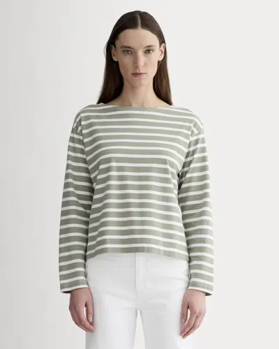 Everlane Mariner Tshirt In Shadow/bone In Gray