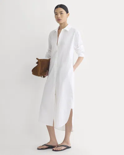 Everlane Midi Shirtdress In White