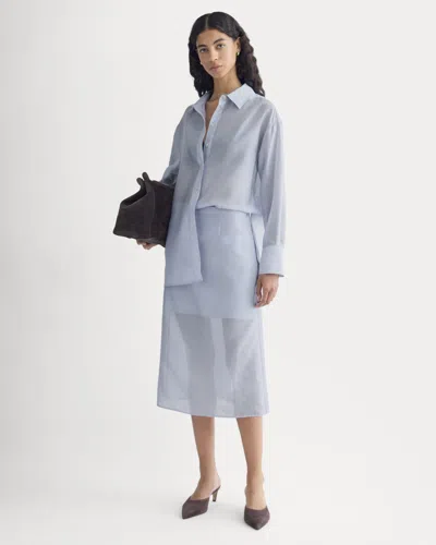 Everlane Midi Skirt In Blue