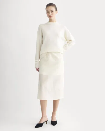 Everlane Midi Skirt In Gray
