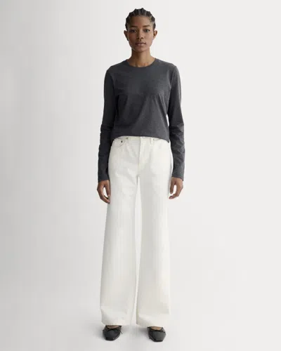 Everlane Mid-way Jean In Bone In White