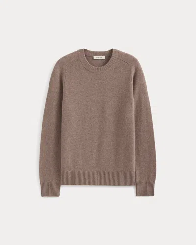 Everlane Midweight Cashmere Crew Neck Sweater In Oatmeal