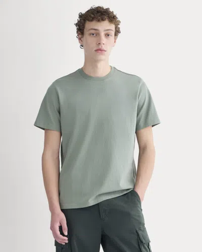 Everlane Midweight Tshirt In Agave Green