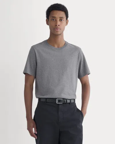 Everlane Midweight Tshirt In Heathered Mid-grey In Gray