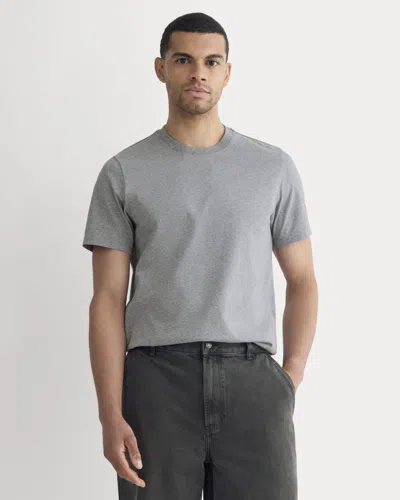 Everlane Midweight Tshirt In Vintage Heather Grey In Gray