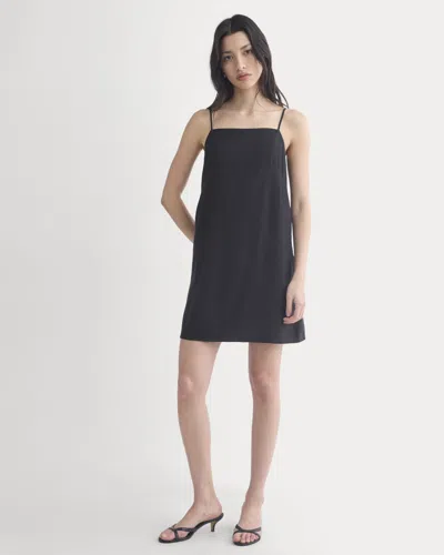 Everlane Mini Shift Dress In Black