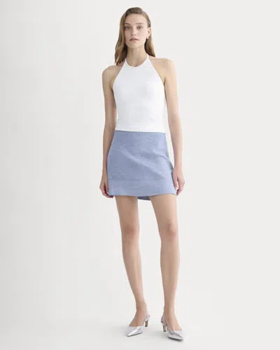 Everlane Mini Skirt In Blue