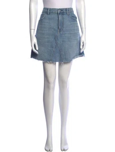 Pre-owned Everlane Mini Skirt In Blue