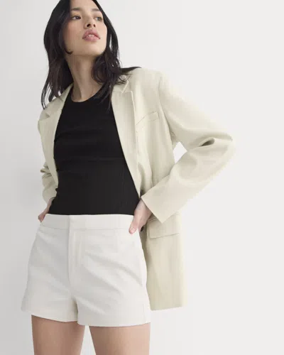 Everlane Mini Tailored Short In Birch In Brown
