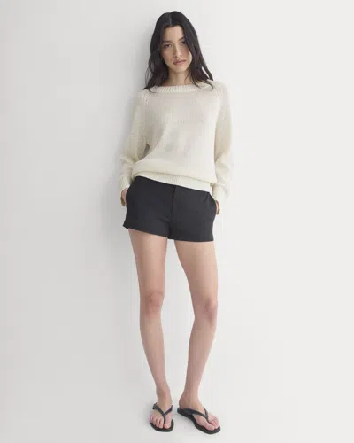Everlane Mini Tailored Short In Black