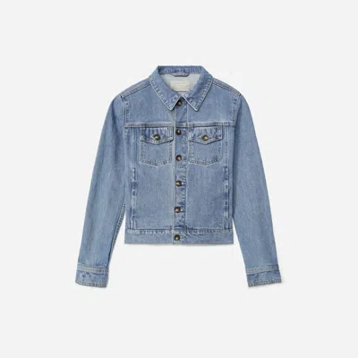 Everlane Modern Jean Jacket In Stone-washed Sky In Blue
