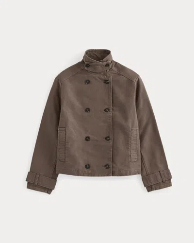 Everlane Moleskin Utility Jacket In Deep Taupe In Brown