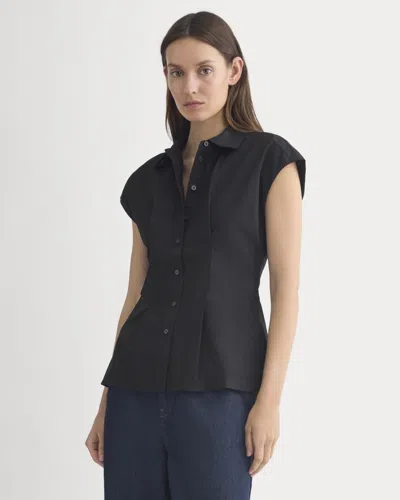 Everlane Muscle Shirt In Lightweight Cotton In Black