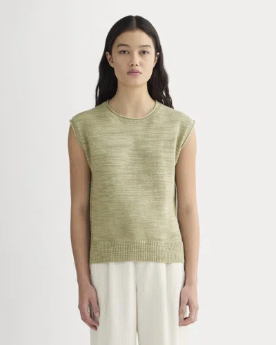 Everlane Muscle Sweater In Green