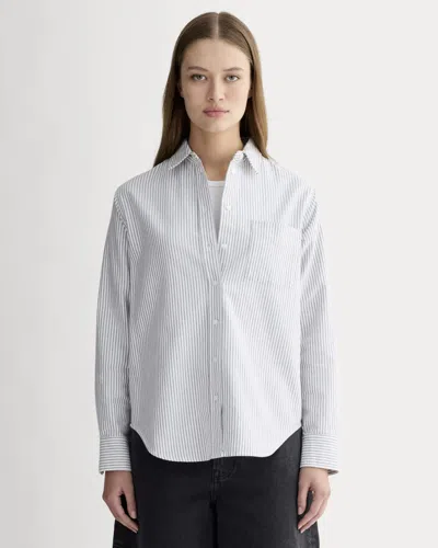 Everlane Must-have Oxford Shirt In Black/white