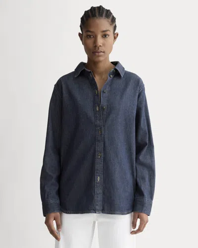 Everlane Must-have Shirt In Denim In Dark Indigo In Blue