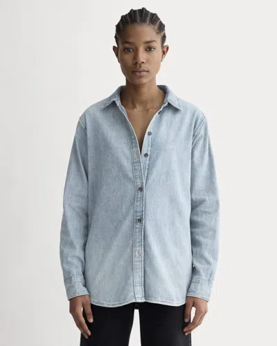 Everlane Must-have Shirt In Denim In Light Indigo In Blue
