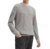 Everlane No-sweat Ribbed Crew Sweater In Heather Grey In Gray