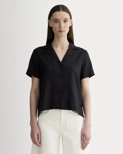 Everlane Notch Shirt In Black