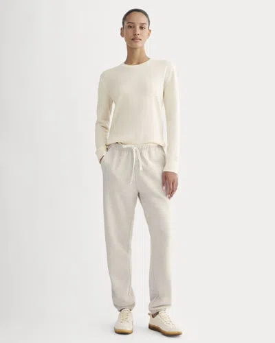 Everlane Off-duty Jogger In Heathered Oat In Neutral