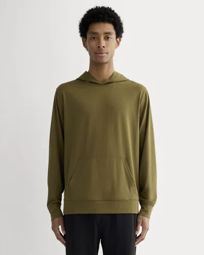 Everlane Off-duty Tech Hoodie In Olive In Green
