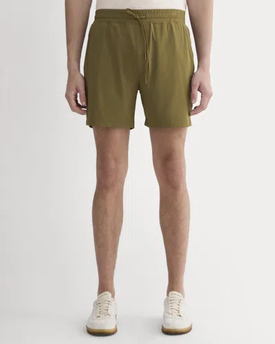 Everlane Off-duty Tech Short In Olive In Green
