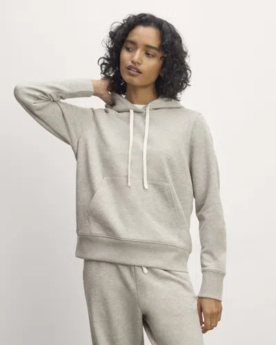 Everlane Off-duty Terry Hoodie In Heathered Grey In Gray
