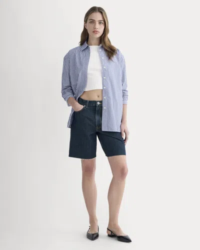 Everlane Og Baggy Jean Short In Dark Indigo In Multi
