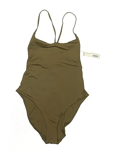 Pre-owned Everlane One Piece Swimsuit In Brown