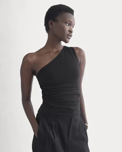 Everlane One-shoulder Top In Black