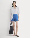Everlane Open-knit Short In Blue