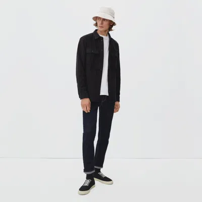 Everlane Organic Cotton Slim-fit Jean In Dark Indigo In Black