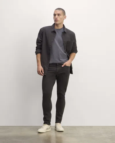 Everlane Organic Cotton Slim-fit Jean In Washed Black
